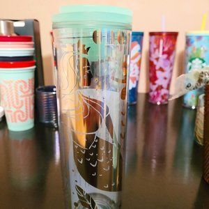 NWT Starbucks Mermaid tail Grande cold mug